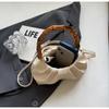 Fashion Niche Design Simple Classic Crossbody Bags 2026 High Quality Three-dimensional Commuting Chinese Style Bamboo Handbags