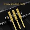 15pcs Stone File Sharpening Diamond Coated Cylindrical Burr Chainsaw Sharpener for Electric Grinder Engraving Machine