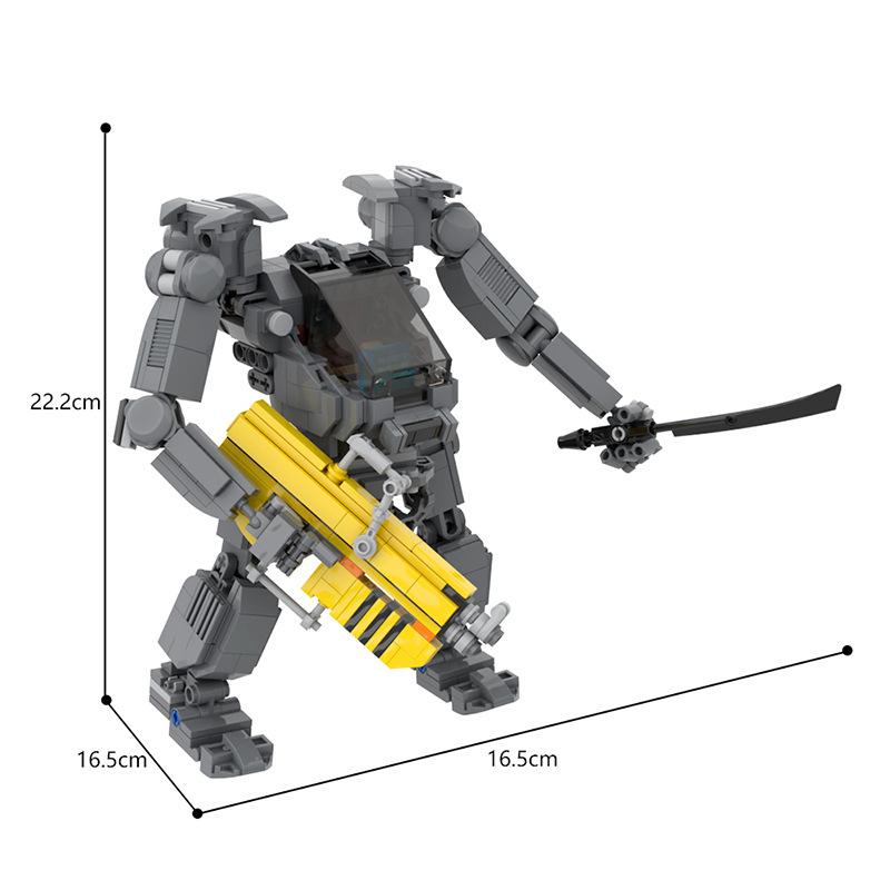 Avatares Classic Movie Amplified Mobility Platform Weapon Robot Mech Building Block Set AMP Suit Quaritch Toys Children Gifts