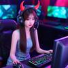 Gaming Headset Wired PC RGB Luminous Noise Reduction Over Ear Headphones with Mic