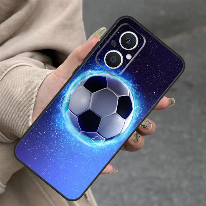 Football Soccer Ball Case For OPPO Reno 7 8 Lite 6 5 4 11F 10 Pro 8T 5Z 4Z OPPO Find X6 Pro X2 Neo X3 X5 Lite