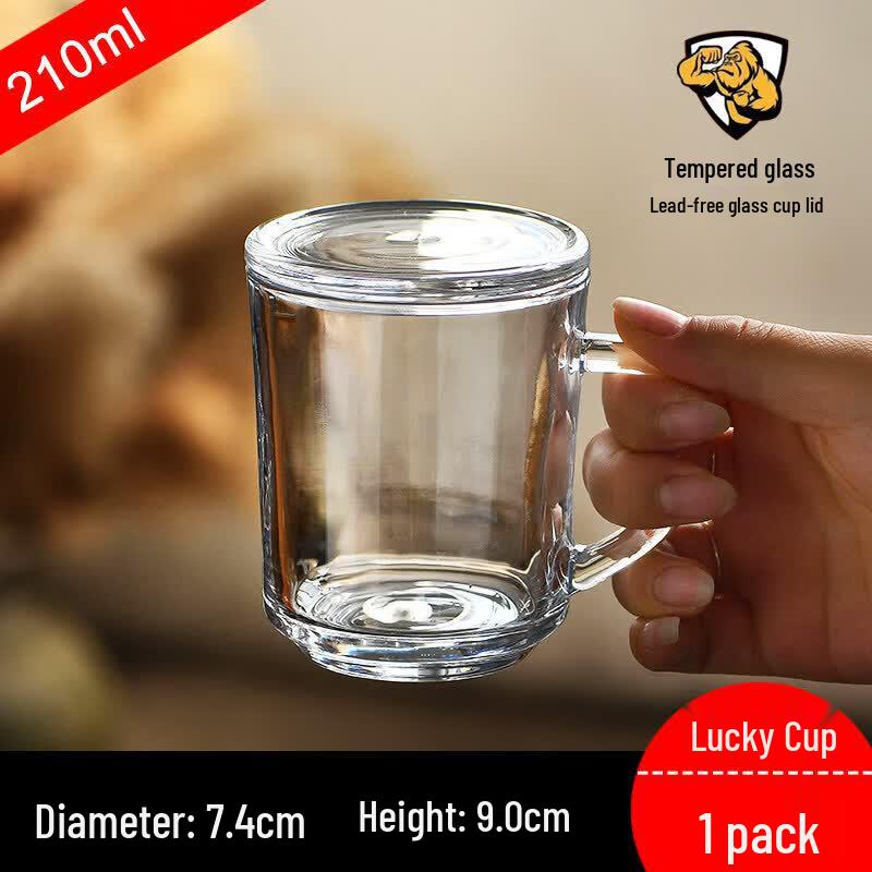 Youluo Durable Tempered Glass Mug with Handle