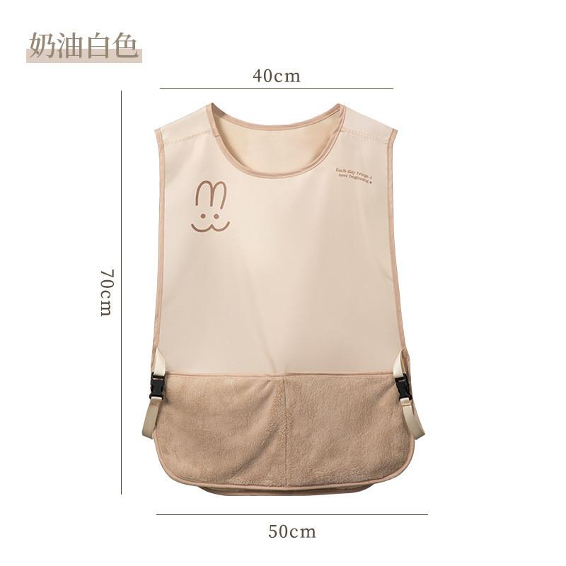 Cartoon Sleeveless Apron Waterproof Oilresistant Kitchen Workwear For Adults And Teens