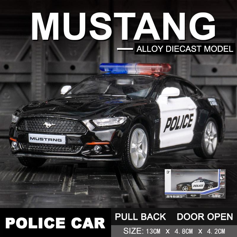 1/36 Police Car Series Alloy Diecast Models Car Toy For Gifts Collections Decorations