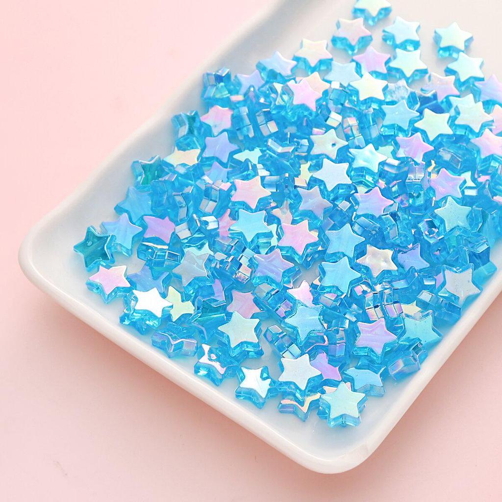 Acrylic Plated Color Beads for DIY Jewelry: Earrings, Bracelets, and Accessories.