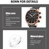 CURREN Steel Strap Watch Simple Calendar Large Dial Business Watch Waterproof Men's Fashion