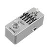 Rowin Guitar Equalizer Pedal 5-band Parametric EQ Guitar Effect Pedal Frequency Compensator ±18dB Range for Mini Size Pedal