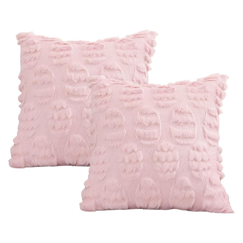 18x18 Inch Set of 2 Easter Decor Pillow Covers Cute Easter Egg Cushion Cases Soft for Bedroom Sofa Holiday Festivals Home Decor