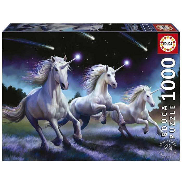 Puzzle 1000 pièces : licornes, anne stokes
