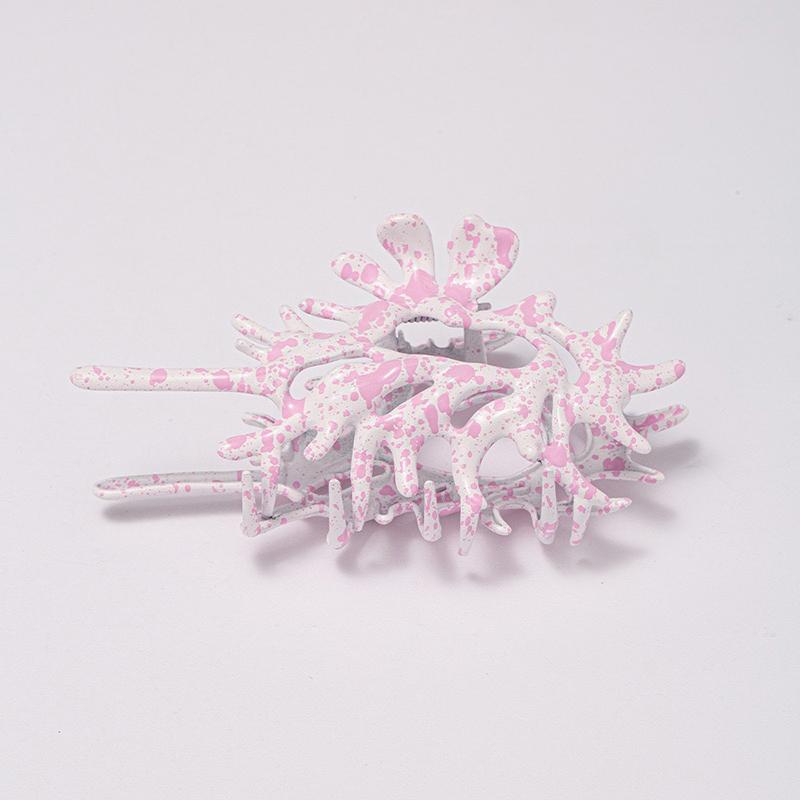 Y2K Conch Hair Claw Ins Style Hair Clip Stylish Liquid Metal Shark Clips For Girls Women Headwear Hair Accessories