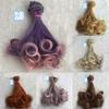 Cute DIY Long Women Hair Cosplay Curly Doll Wig Anime Party Extension Hairpiece