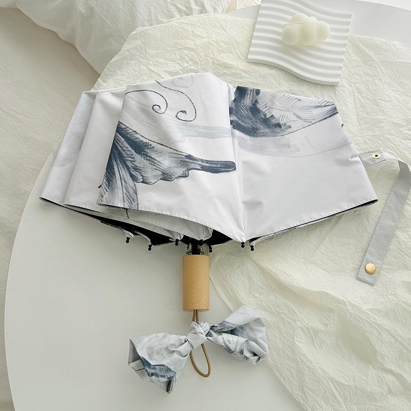 

Преміальна автоматична складана сонцезахисна парасолька подвійного використання - Портативна, Захист від УФ-променів, На дощ чи сонце