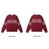 Spring & Autumn Men's Retro Fair Isle Loose Knit Sweater - Couple Style Pullover