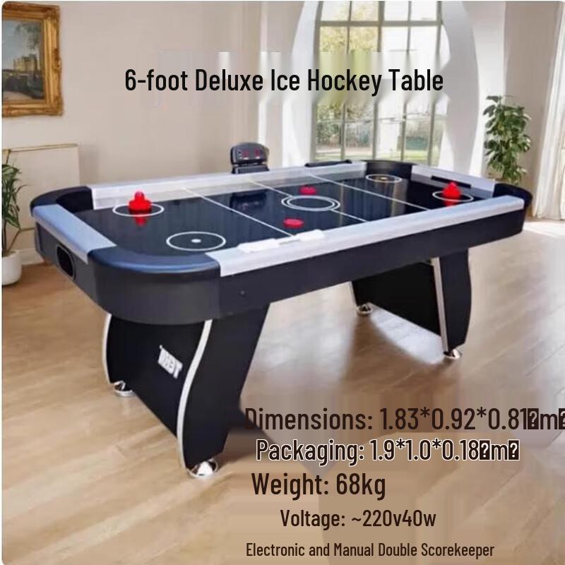 Tiejih 6-Foot Deluxe Tabletop Air Hockey Table