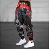 Outono Inverno Novo Calças Moda Estampado 3D Calças de Moletom Homem Largas Casuais Bolso Cordão Calças de Moletom