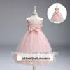 European & American Girls' Princess Mesh Dress for Piano Performances & Birthdays