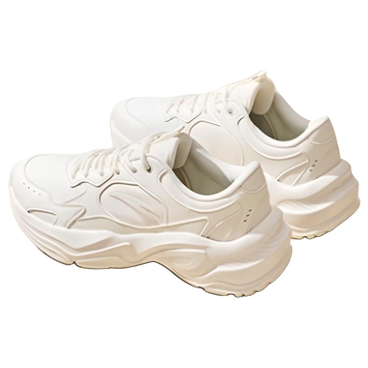 New Anta Little Millennium Abrasion Resistant Breathable Low Top Casual Shoes Men's Ivory White 912538826-7