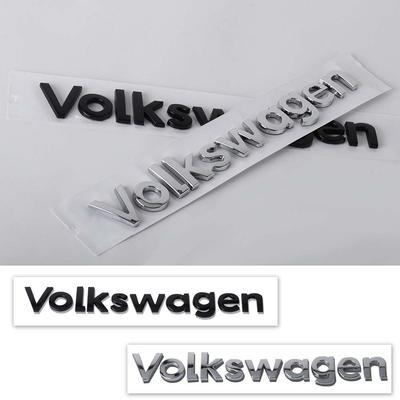 1 pièce 3D ABS Lettres de Voiture Garde-boue Latéral Emblème Badge Arrière Coffre Autocollant Décalcomanie Style Accessoires Auto pour Volkswagen VW