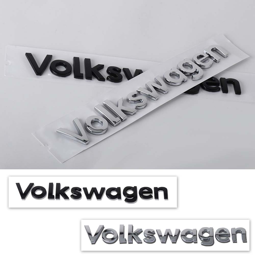 2026 Hot For VW VOLKSWAGEN Car Tail Trunk Badge Decoration 3D ABS Sticker For Volkswagen VW Golf Blue Motion Passat B5 B6 B7 Pol