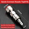 Pressure Fed Airless Sprayer Nozzle Stainless Steel Paint Nozzle  Putty Application