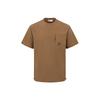 Li Ning Outdoor Serie Kurzarm T-Shirt mit Fronttasche Unisex Oberteile Ton-Braun AAEW033-3