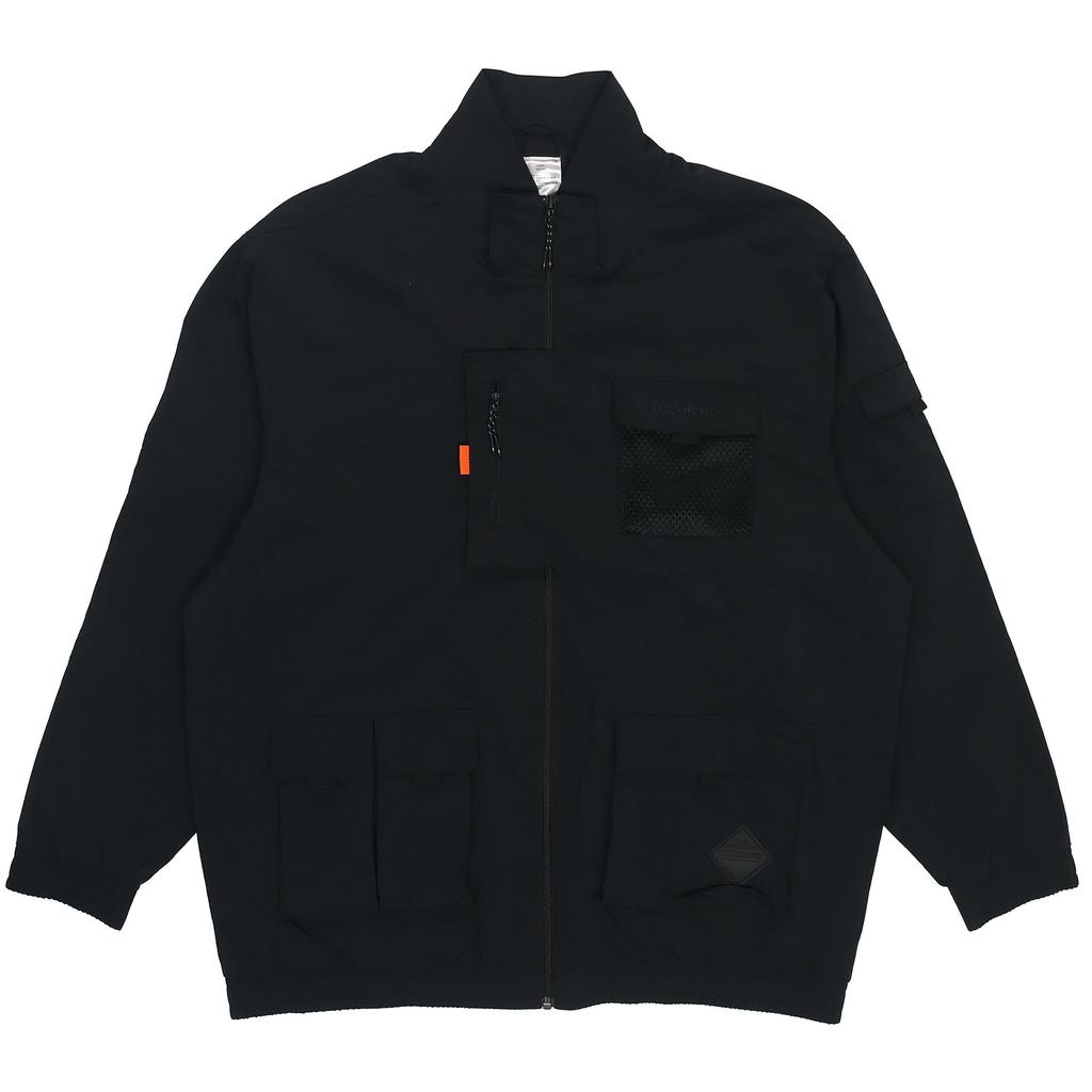 Adidas Neo Casual Utility Jacket with Multiple Pockets and Sport Logo Men Outerwear Black HE7940