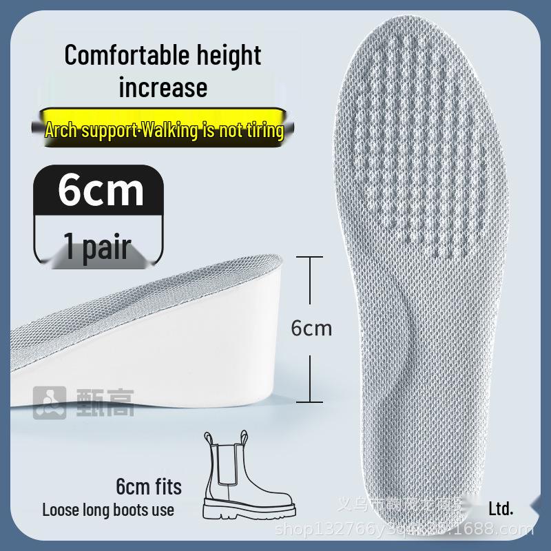 Unisex Shock-Absorbing Insoles for Leather Shoes, Martin Boots & Boots