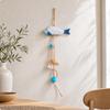 Wooden Fish Hanging Decor Ready To Hang Fish-Shaped Wall Beach Themed