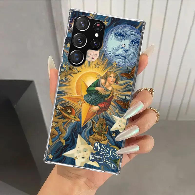Rock The Smashing Pumpkins Phone Case for Samsung Galaxy S26 S24 S23 Ultra S25 Edge S22 S21 Plus S20 FE + Soft Print Shell Funda