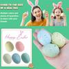 4 Pack Multi-Color Easter Eggs Props - Realistic Froth Eggs for Easter Egg Hunt Game Assorted Pastel Colors Spring