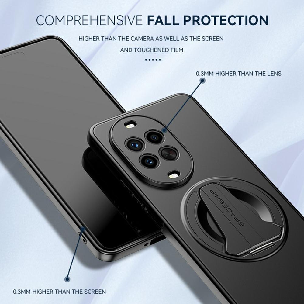 For Huawei nova 14 5G Case Compatible with MagSafe Hidden Kickstand Skin-Feel Matte PC TPU Phone Back Cover