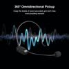 UHF Wireless Microphone Headset Mic System 50M Effective Transmission Built-in Battery 3.5mm TRRS