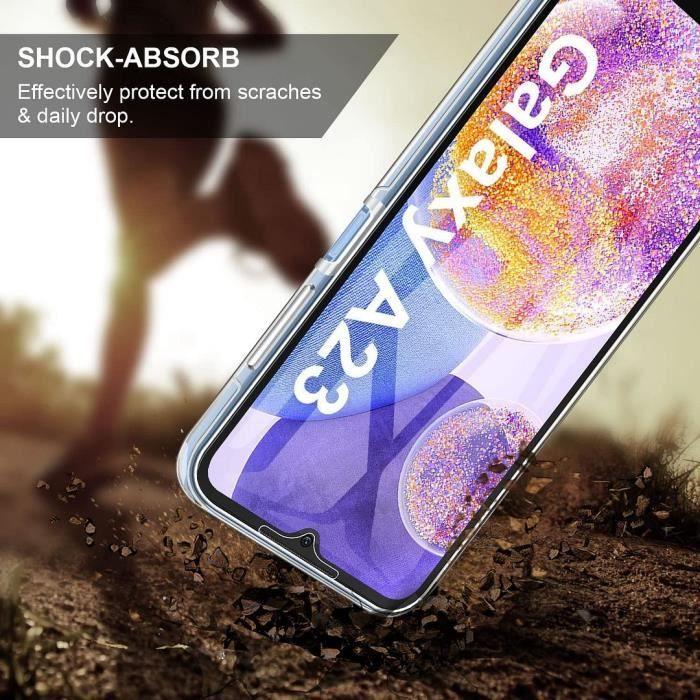 Skyddsskal - BOOLING - för Samsung Galaxy A23 5G - Transparent - Repskyddande - 360°