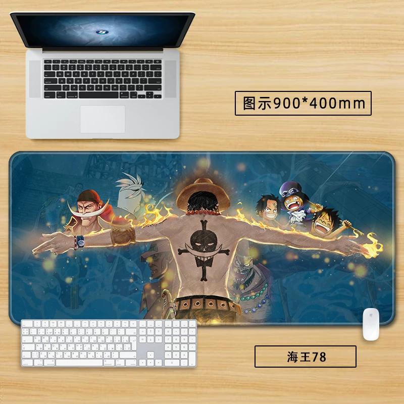 Anime Merchandise ONE PIECE Office Mouse Pad Oversized Boys Nautical King Animation Game Roronoa Zoro Computer Keyboard Cute Large Desktop Table Mat