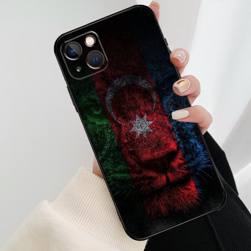 Azerbaijan Buta Flag Phone Case For iPhone 17 Pro Max 16 15 11 13 12 14 Pro Max mini 15 16 Plus 16e 17 Air Cover