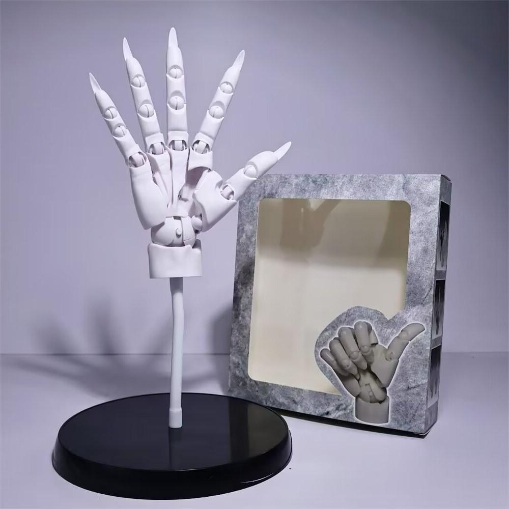 1:1 Scale Big Figure Pill Highly Articulated Hand Figurine - Bionic Finger Joints Mannequin Hand Artistic Sculpture Figure Kit