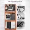 Floor-Standing Multifunctional Kitchen Rack for Microwave and Dishes Storage