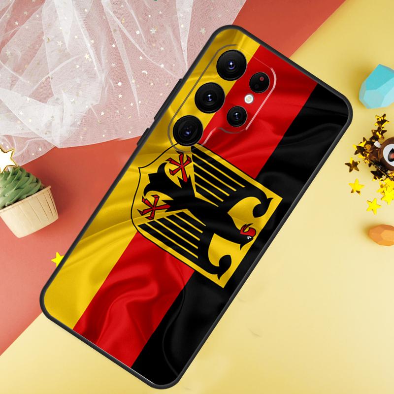 Deutschland Flagge Banner Handyhülle Für Samsung Galaxy S25 FE S23 S21 S20 S22 S24 S26 Ultra S10 S26 Plus Hülle Coque