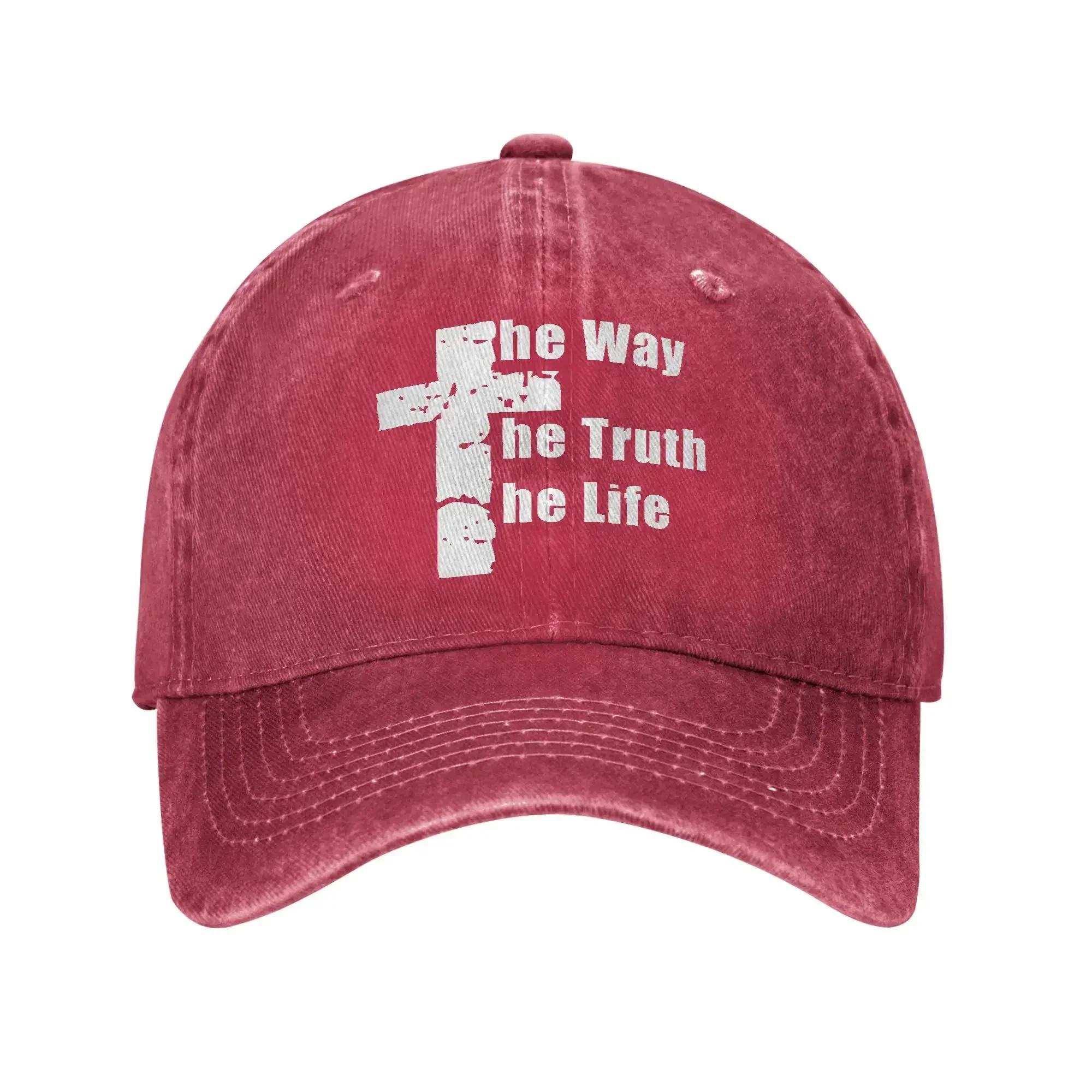 

Бейсболка Summer Jesus The Way The Truth The Life с регулируемым дизайном от солнца, стираемая, облегающая, ретро, для занятий спортом на открытом воздухе One Size