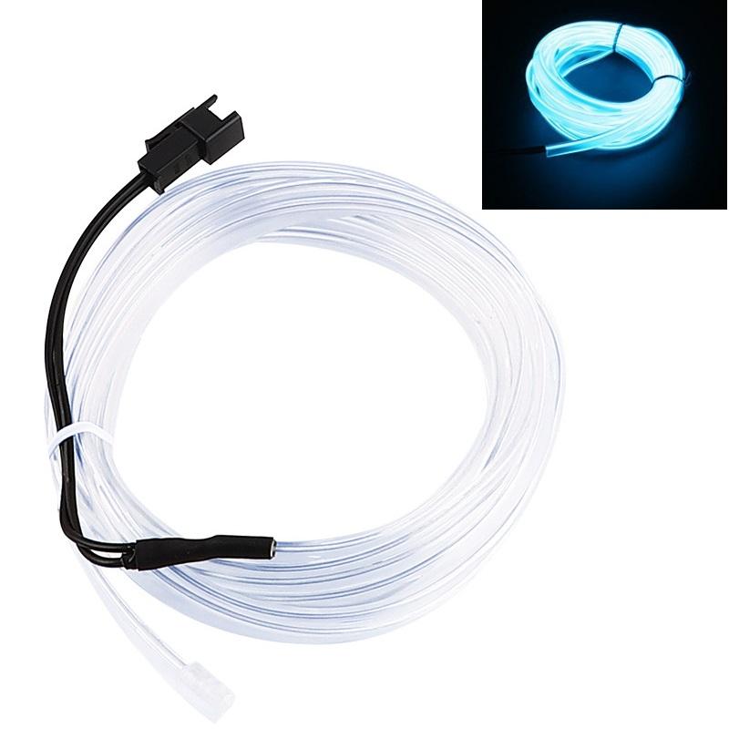 5M Flexible Neon Glow Car RGB Light Interior Led Decorative Lamp EL Wiring Neon Strip For Auto DIY USB Party Atmosphere Diode