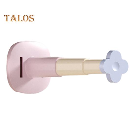 Телескопическая опора для стержня для дома, прочная несущая многофункциональная выдвижная регулируемая стойка розовый