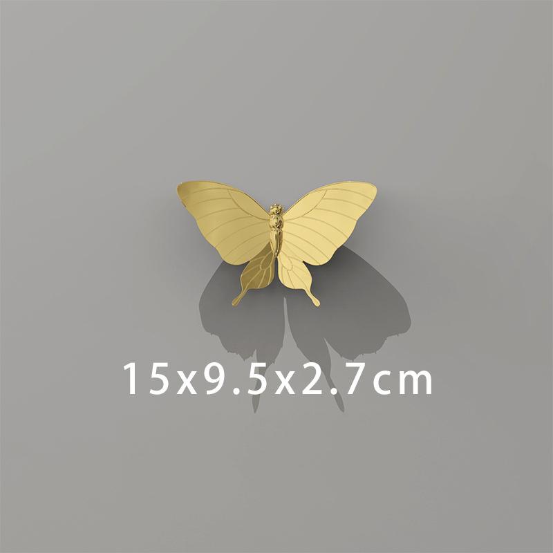 Creative Butterfly Wall Decor 3D Butterfly Sofa Tv Background Wall Decoration Wedding Party Living Room Decoration Pendant Craft