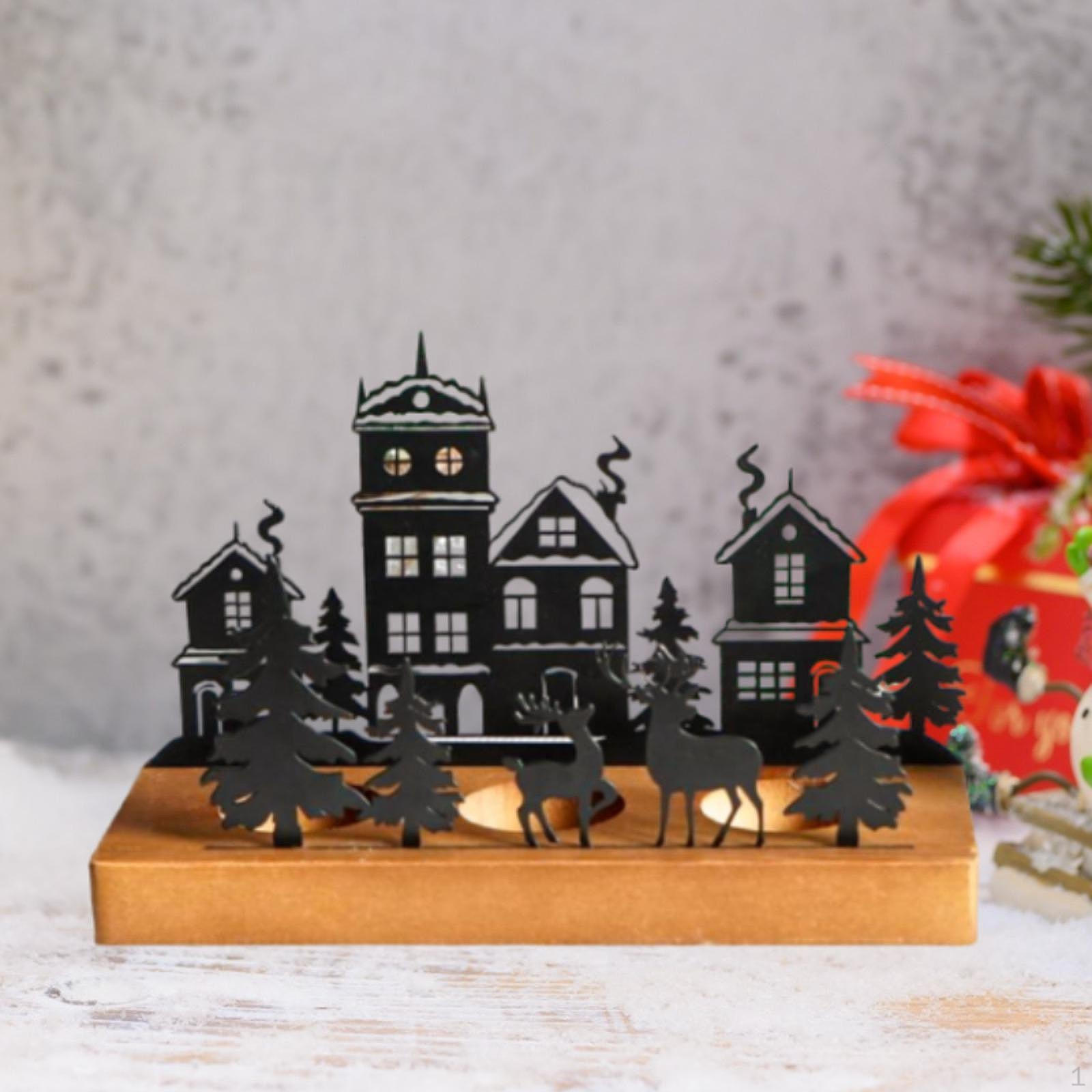 

Подсвечник для рождественской елки, украшение для канделябра, настольная подставка для чайных свечей, украшение для камина 20cmx8.2cmx12.2cm