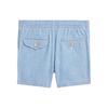 Polo Ralph Lauren SS24 Pony Embroidered Mid-Rise Straight Casual Shorts Kids Shorts Fabric-Blue CWPOSHOB4G20117-450