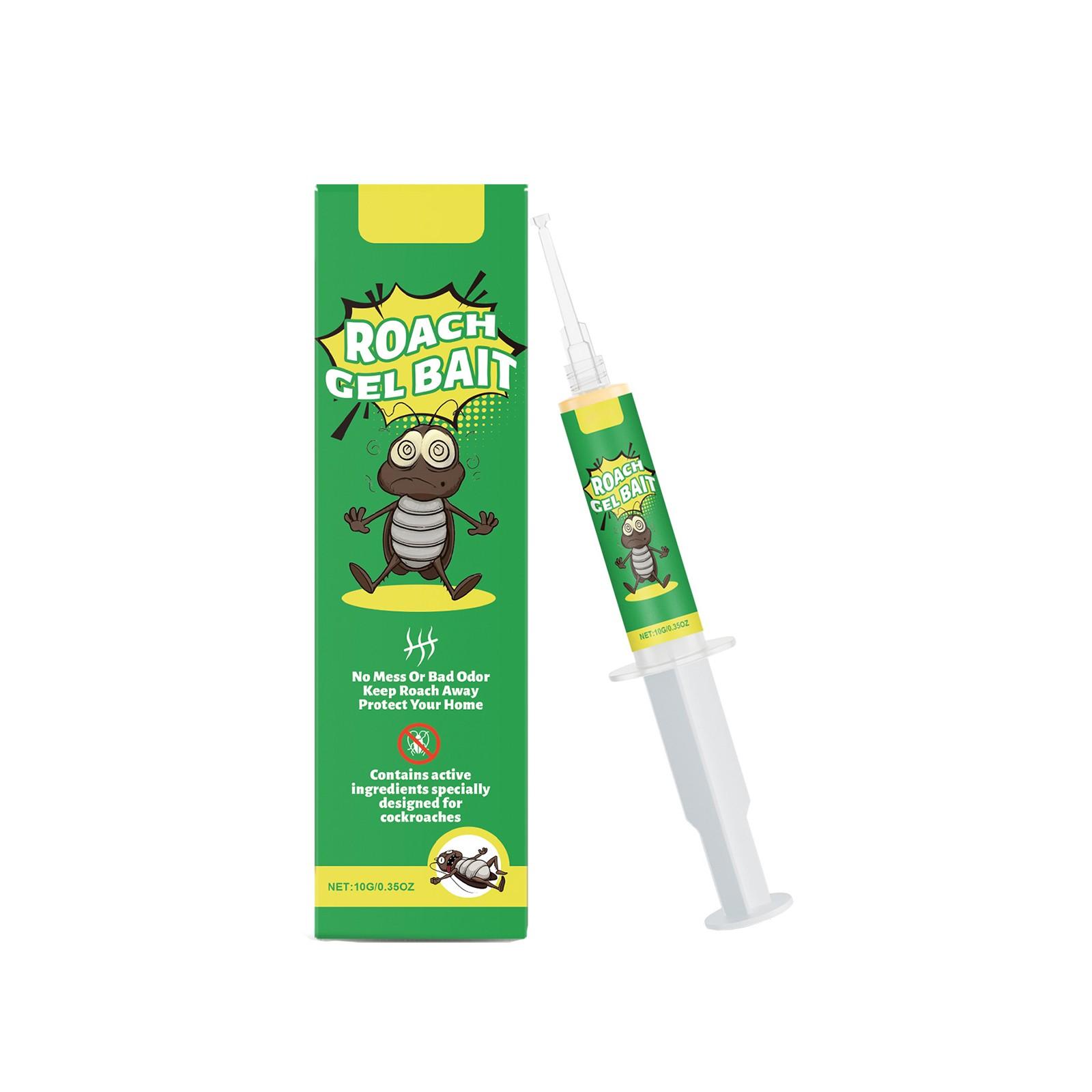 Гель от тараканов Бытовой Кухня Ванная Подвал Многосценовый Удобный Уничтожение тараканов 10г One Size