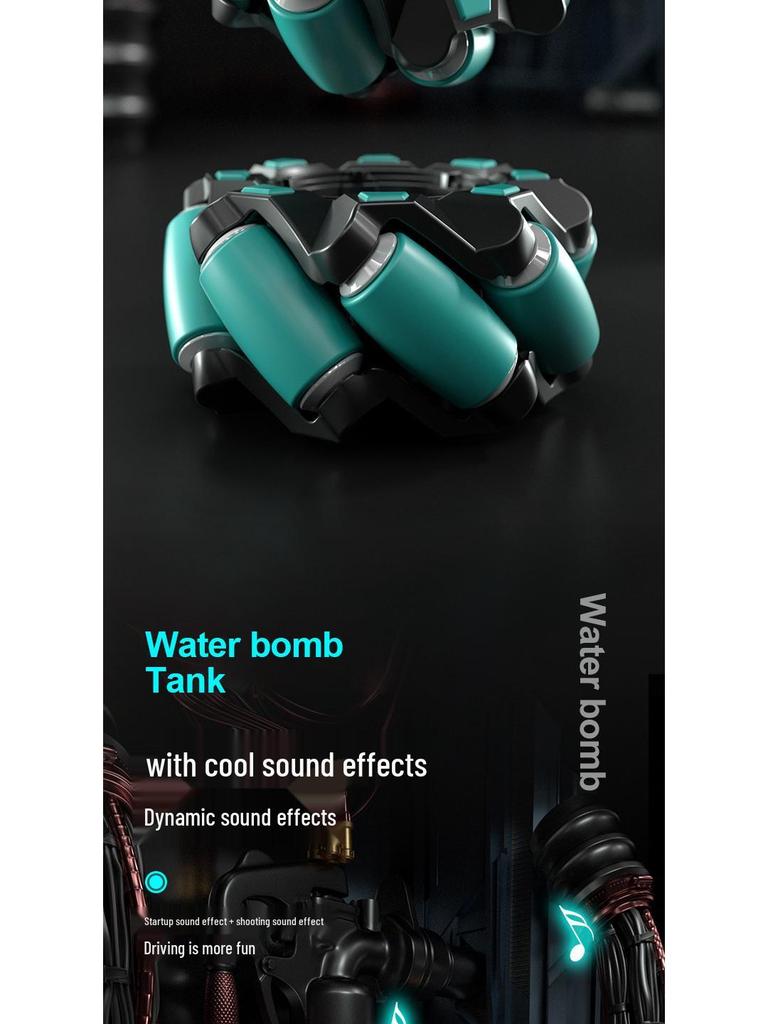 Remote Control Off-road Tank with Gesture Sensing & Water Bomb Launch