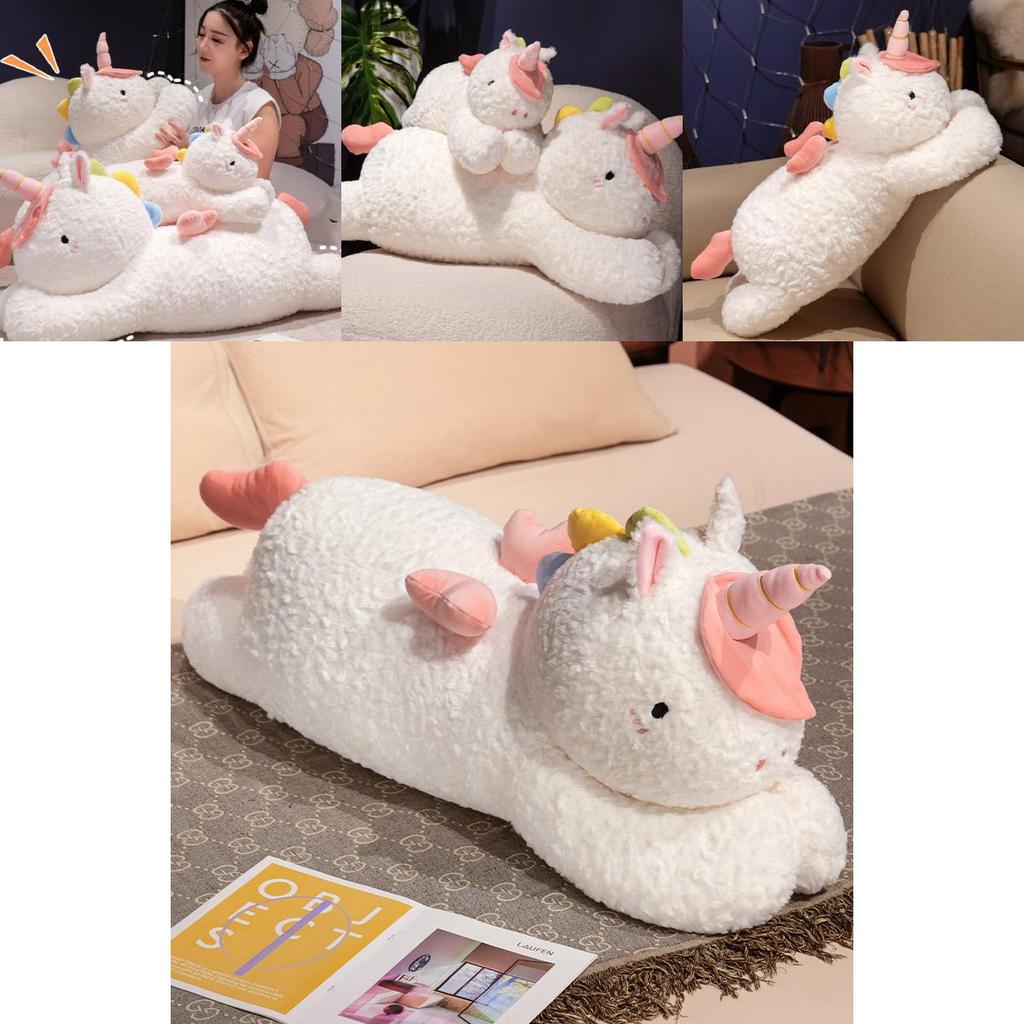 Long Unicorn Body Pillow Ideal For Bedroom Decor And Comfortable Backrest Support