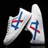 New versatile men's sports and leisure shoes Korean version of trend board shoes versatile student running shoes boys white shoes
