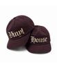 THEVINYLHOUSE Old House Ball Cap Burgundy