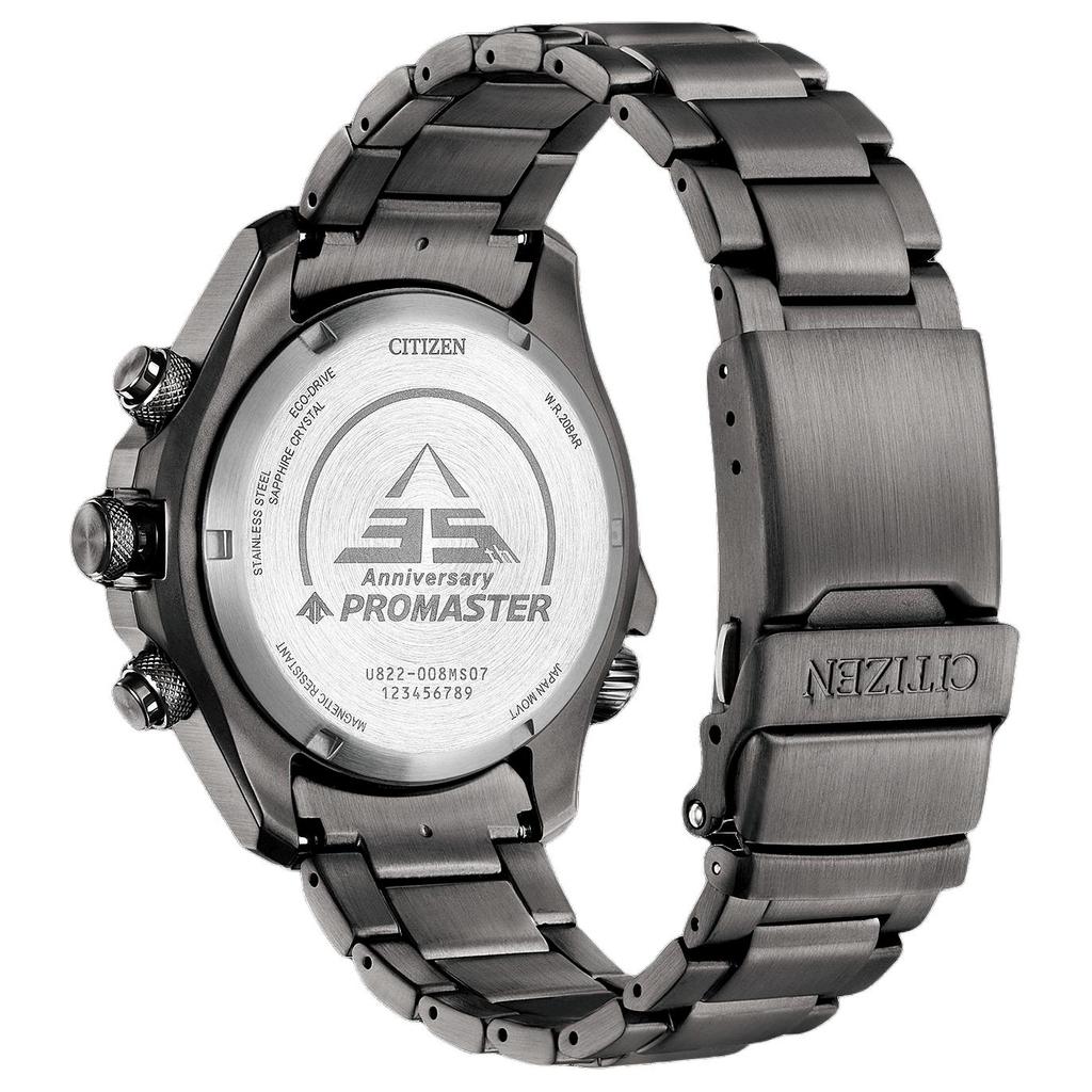 CITIZEN PROMASTER 200m Waterproof Light Powered Quartz Movement Stainless Steel Strap Watch JV1008-63E